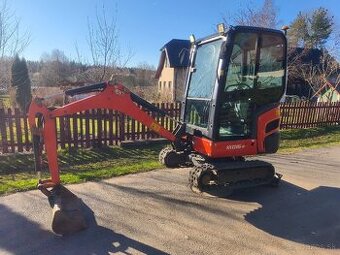 Minibagr Kubota KX016-4, rok 2018, 1950mth 3x lžíce