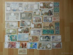 Bankovky Francuzko,Švajčiarsko a iné - 1