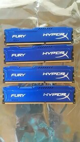DDR3 2x4 (8GB) KINGSTON HyperX Fury BLUE / 16GB