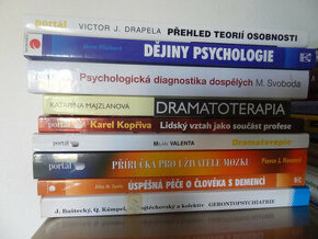 Predám použité odborné knihy 9ks-psychológia-psychiatria