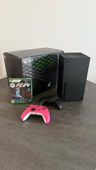 Predám Xbox Series X 1TB + FC24 + 2 ovládače