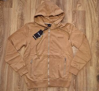 Hugo Boss pánska mikina s kapucňou na zips