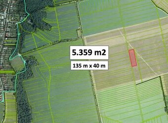 Šípkové – 5.360 m2 PÔDA v podiele 1/1