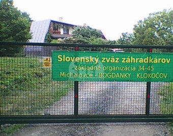 Dvojpodlažná chata- záhradkárska oblasť Bogdanky, Klokočov