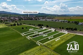 Investičné pozemky v Trenčíne v mestskej časti Biskupice