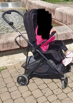 Kočík Melio Cybex Carbon Black