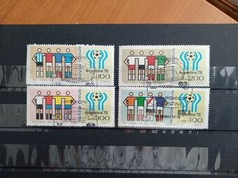 Poštové známky č.978 - Argentína - Mundial 1978