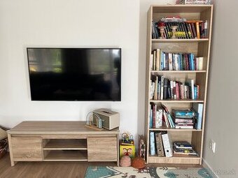 TV stolik a knižnica
