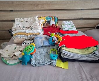 Balík pre dieťa veľkosť 62 + hračky, knižky
