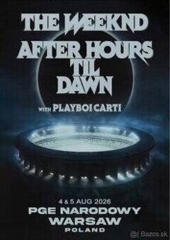 Lístok na koncert The Weeknda