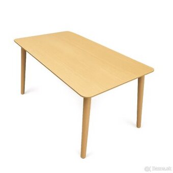 Stôl IKEA LISABO (140x78 cm) jaseňová dyha
