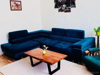 Rozkladací gauč, tyrkysová farba