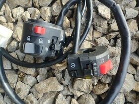 Predám nové prepínače , maska, zámok na kotúč s alarmom