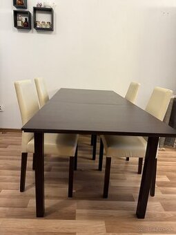 Set stôl+ stoličky