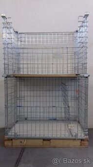 Paletový kôš-nasadzovací rám na EURO-palety 120x80x90cm