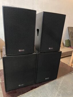 Predám profesionálny PA set 4 Acoustic – 2× SUB + 2× TOP
