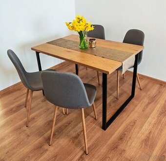 Jedálenský stôl so stoličkami - set