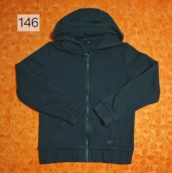 Dievčenská mikina na zips 146