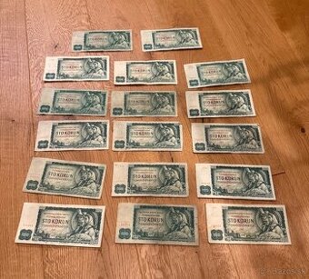 Nekolkované 100Kčs