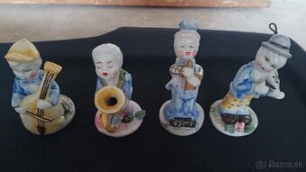 súbor vintage porcelánových figúrok