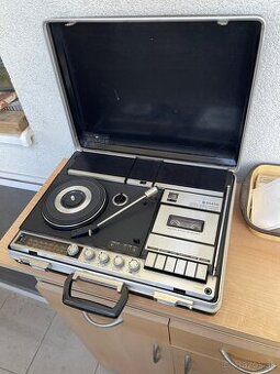 vintage SANYO prenosný stereo systém