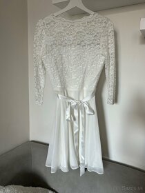 Krátke svadobné šaty / popolnočné