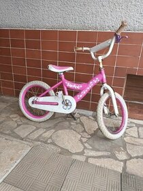 Dievčenský ružový bicykel 16" - 1