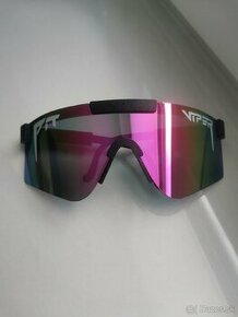 Športové slnečné okuliare Pit Viper (čierne-ružové sklo)
