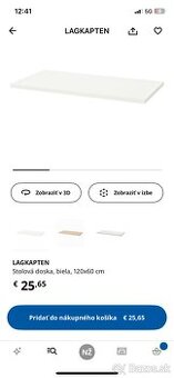 IKEA stolova doska LAGKAPTEN - 1