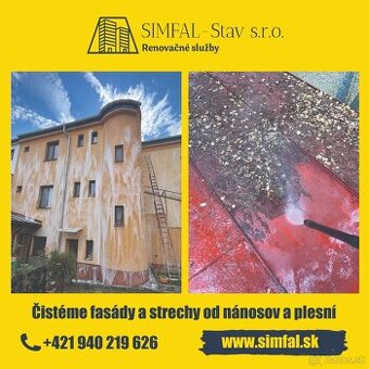 Fasády a Strechy - Čistenie, Maľovanie, Zatepľovanie