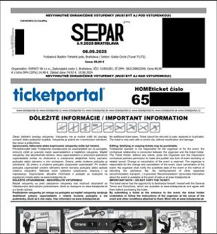 SEPAR - Tehelne Pole - GOLDEN CIRCLE