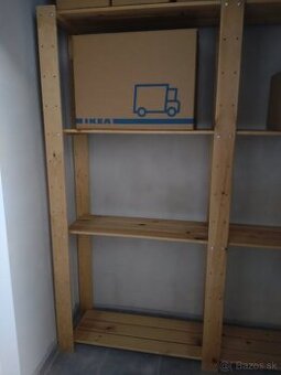 Predám policovú zostavu IKEA Gorm masívne drevo borovica. 4