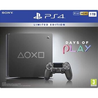 PS4 Slim Days of Play - limitovaná edícia