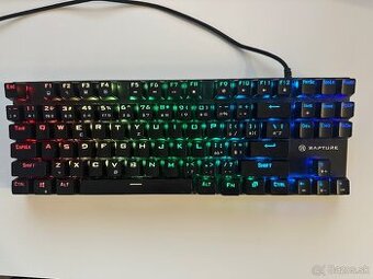 Herna klavesnica Rapture kilo outemu red