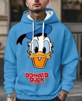 PÁNSKA MIKINA S KAPUCŇOU XXL WALT DISNEY DONALD DUCK