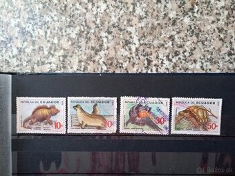 Poštové známky č.376 - Ekvádor - fauna