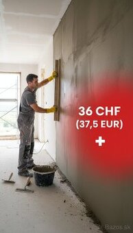 Štukatér - Gipser / omietkar Švajčiarsko