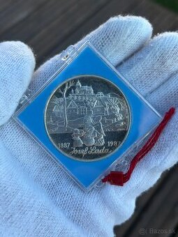 Strieborné zberateľské mince Kčs proof kvalita investícia