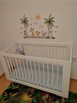 Postieľka drevená 60x120