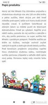 Autodráha hotwheels city-chobotnica
