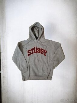 Stüssy mikina šedá retro