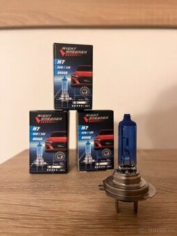 Autožiarovky H7 55W / 12V – 8000k | Ostré biele svetlo s mod