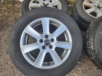 Alu kola Borbet 16” 5x100 + pneu Nokian