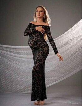 Tehotenské šaty na fotenie