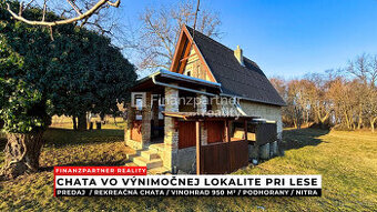 Vinohrady, ticho, výhľady - chata Podhorany, Nitra