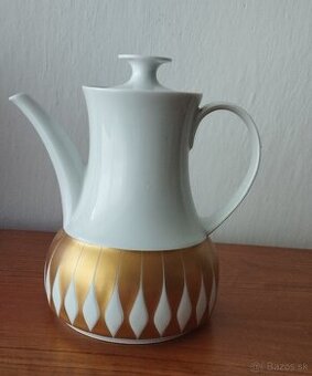 Porcelánová kávová kanvica - návrh T.Wirkkala