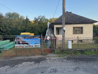 Likvidácia azbestu ( eternit) demontáž azbestu