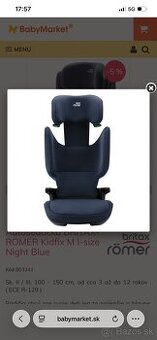 Dětská autosedačka Britax Romer