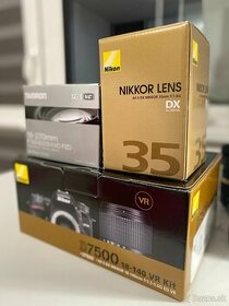 Nikon D7500 + príslušenstvo