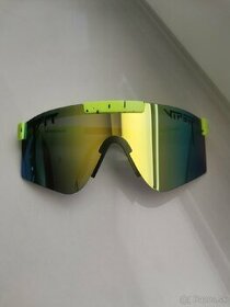 Športové slnečné okuliare Pit Viper (zelené-žlté sklo)